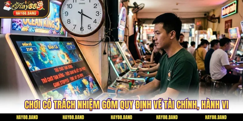 Chơi có trách nhiệm gồm quy định về tài chính, hành vi