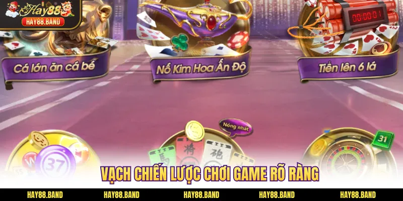 Vạch chiến lược chơi game rõ ràng